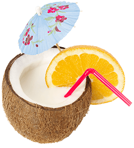 décoration noix de coco